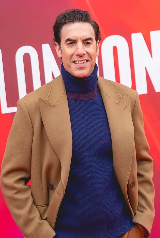 Sacha Baron Cohen on a red carpet